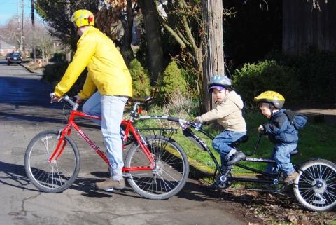 Once people are comfortable with cycling, Bike to School days can motivate them to choose to cycle to school, an OTREC research project found.