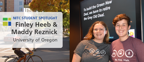 Student Spotlight: Finley Heeb and Maddy Reznick, University of Oregon