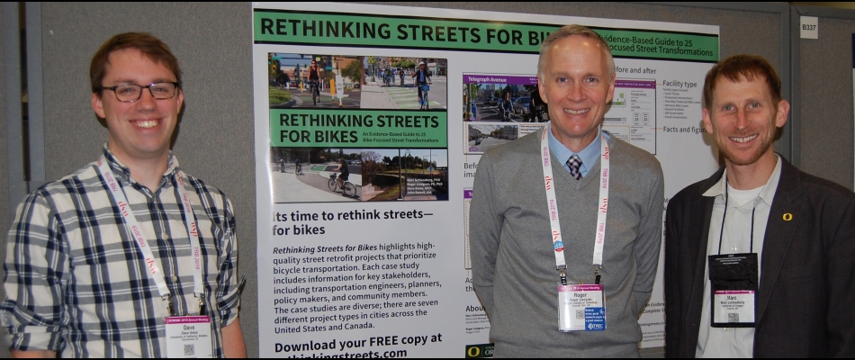 Dave Amos, Roger Lindgren and March Schlossberg at TRB 2019